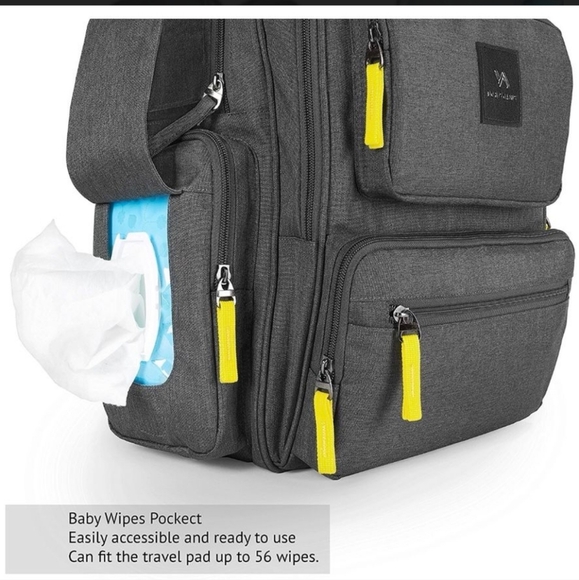 NEW Baby Diaper Bag Backpack Durable Waterproof insulated pockets Changing Pad - Picture 4 of 15